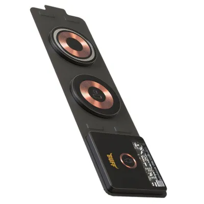 Buff 15W 3in1 Katlanabilir Kablosuz Şarj İstasyonu - Siyah