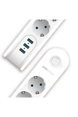 Polosmart Mp09 Termal Akım Korumalı Uzatma Kablosu 2m