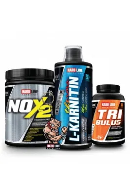 Hardline Ekstra Performans Kombin Thermo L-karnitin Şeftali 1000 mg Nox2 Karadut Aromalı Tribulus