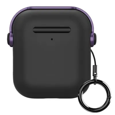 Buff AirPods 2 DjPods Kılıf - Siyah & Mor