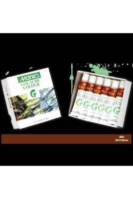 Maries Guaj Boya 12 ml Burnt Sienna (YANIK SİENNA) 684 - 12'li Paket