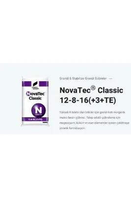 Compo Novatec Classic Gübre (12-8-16 3MGO ME) 25 Kg Çim Ve Bitki Bakım Gübresi
