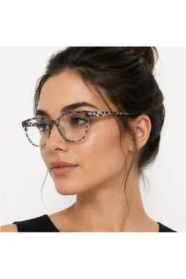Toz Vintage Veglora Zebra Desenli Mavi Işık Korumalı Vintage Retro Gözlük