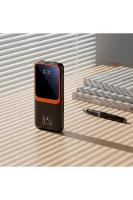 Zoli 20000 Mah Powerbank Pd 22.5W Hızlı Şarj,Dahili Type-c ve Lightning Kablolu Powerbank