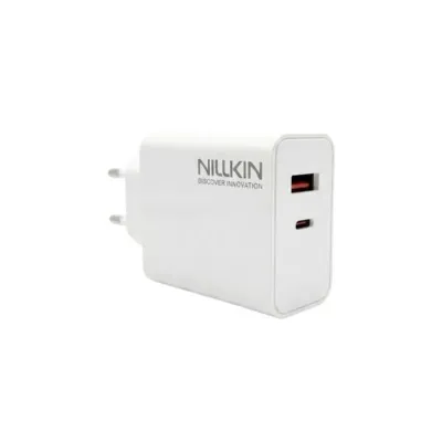 Nillkin 30W Double Type-C / Usb-A Adaptör Beyaz