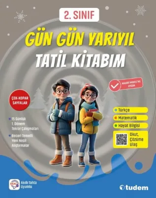2. Sınıf Gün Gün Yarıyıl Tatil Kitabım