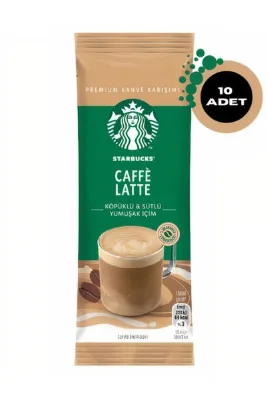 Starbucks Caffe Latte Premium Kahve Karışımı 14 Gr X 10 Adet