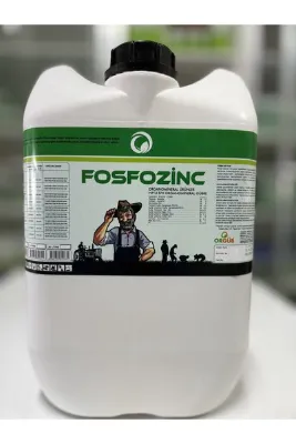 ORGÜB Fosfozinc Sıvı Fosfor ve Çinko içerikli Çiçeklendirici ve Köklendirici Sıvı Gübre 20 Litre