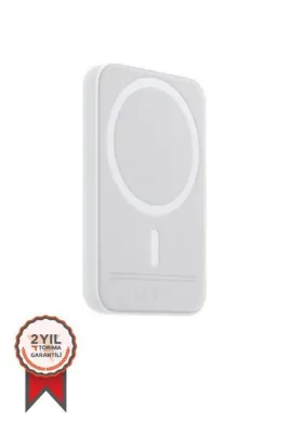 Torima Taşınabilir Batarya 4000 Mah Magsafe Powerbank W04 Beyaz