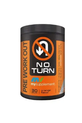 MYSUPPLEMENT PreWorkout No Turn Portakal 450gr 30 Servis - Pre workout - Güç & Performans.
