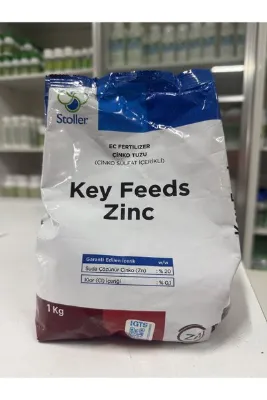 STOLLER Key Feeds Zinc %20 Çinko içerikli Yaprak Gübresi 1 KG