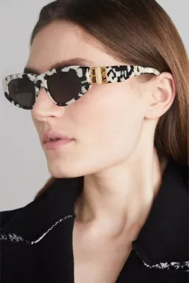 REN EYEWEAR Cool Bb Cat Aksesuarlı Siyah Cam Kadın Güneş Gözlüğü /