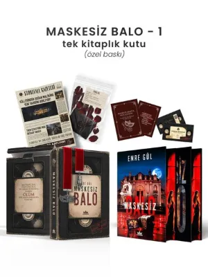 Maskesiz Balo 1- Tek Kitaplık Kutu - Yan Boyamalı