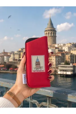 Mitbringsel İstanbul Hatırası Koleksiyonu Galata Kulesi Neopren Gözlük Kılıfı | Hediyelik ve Koruyucu Tasarım