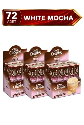Cafe Crown 72 Adet White Mocha 17g ( 3 Kutu x 24 Adet )