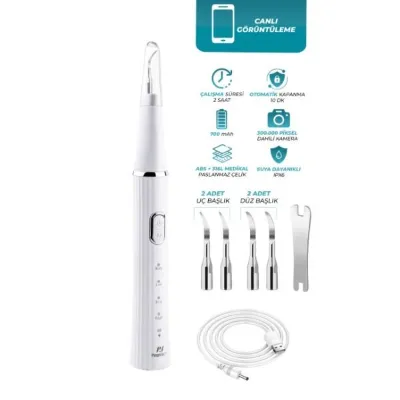 Pirantech H20 Kameralı Akıllı Diş Temizleme Aleti