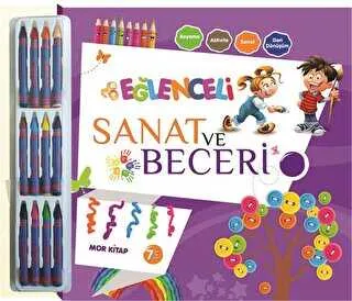 Eğlenceli Sanat ve Beceri - Mor Kitap 7 Yaş
