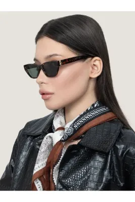 Eyemood Unisex Oval Güneş Gözlüğü Siyah Çerçeve Füme Cam Hannover C4