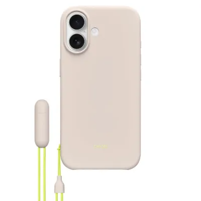 MagSafe özelliği ve Kamera Denetimi düğmesine sahip Beats iPhone 17 Kickstand Kılıfı - Kalker Beji