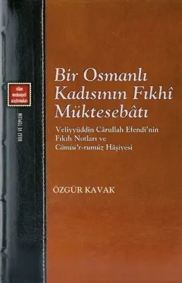 Bir Osmanlı Kadısının Fıkhi Müktesebatı: Veliyyüddin Carullah Efendi'nin Fıkıh Notları ve Camiü'r-ru