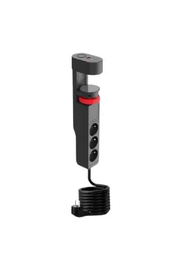 SMAYLİNG Akım Korumalı Priz Masa Kenarı Ayarlanabilir 3 Priz 2 Usb 1 Type C Girişli Priz 1.8 M U. Kablo