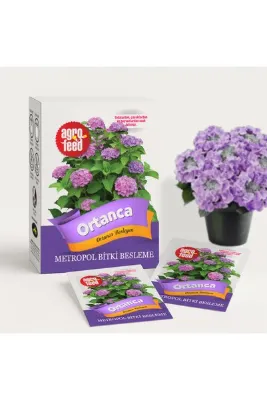 Agrofeed Ortanca Için Özel Saksı Gübresi, Bitki Besini - 10'lu Paket