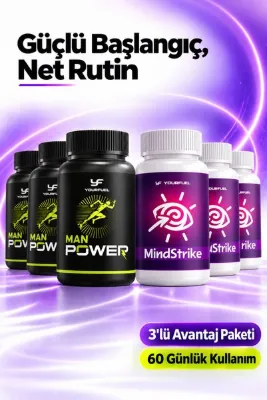 yourfuel ManPower & MindStrike | 60 Günlük Paket