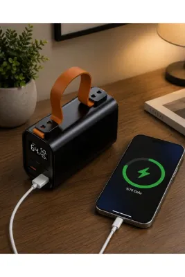 ZERO LAND SVL-SHOP 50000 mAh Powerbank Süper Hızlı Şarj LED Göstergeli Taşınabilir (122958) Şarj