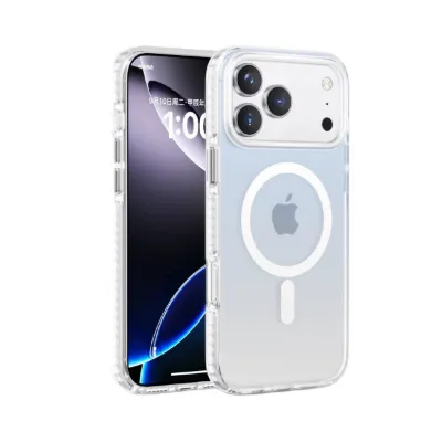 Piili iPhone 17 Pro Gradient Magsafe Kılıf - Beyaz