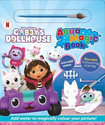 Gabby's Dollhouse Aqua Magic Book