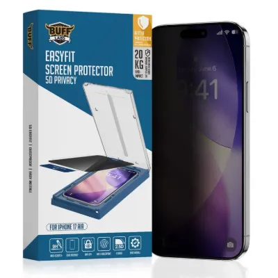 Buff iPhone Air 5D Privacy EasyFit Ekran Koruyucu