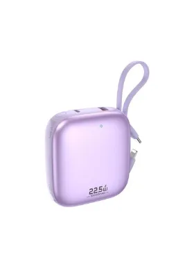 Totu PB-1013 1000mAh 22.5W Çıkışlı Hızlı Şarjlı Küçük Kendinden Kablolu Powerbank