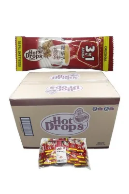 Hot Drops 3ü1 Arada Otobüs İkramlık Hazır Kahve 9 Gr X 800 Adet 1 Koli