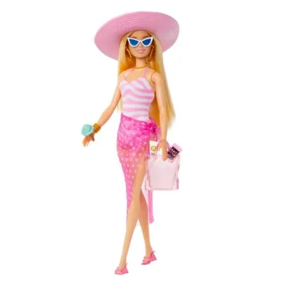 Barbie Beach Day Barbie Doll - Barbie The Movie