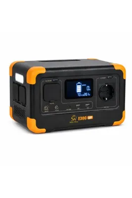 Solar Wise E300LFP 600W Saf Sinüs Çıkış | 288Wh LiFePO4 Taşınabilir Güç İstasyonu - UPS Destekli - WiFi & Bluetooth - 4,8 kg - 24 Ay Türkiye Garantili