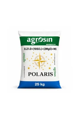 Agrosin Polaris 8-21-0+(2MgO)+(10SO3)+ME Organomineral Granül Taban Gübresi 25 kg