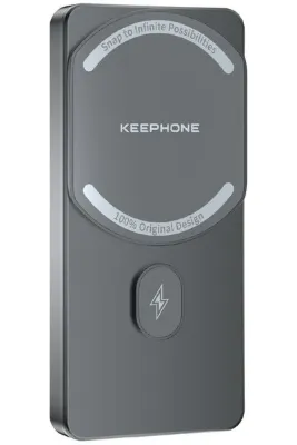 KeepHone Apple Uyumlu 20W Pd Hızlı Şarj Magsafe Destekli Ultra Slim Güçlü Tutuş 5000mAh Powerbank Çöl Gold