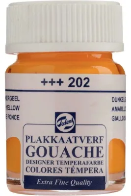 Gouache Jar 16ml Guaj Boya Deep Yellow / 202