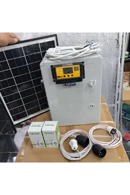 Wolnur Dürüst- Taşınabilir Güç Istasyonu Solar Sistem Telefon Sarji Aydınlatma Paketi 300 Watt