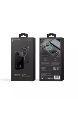 VENANDİNN Venandin Opulix PWB10A4 5.000 Mah Led Göstergeli 22.5w Magsafe Hızlı Kendinden kablolu Powerbank