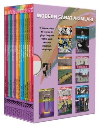 Modern Sanat Akımları Seti - 14 Kitap Takım - Kutulu