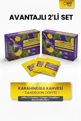 mrs. ümrantoo Karahindiba Kahve 30 Saşe 2'li Paket
