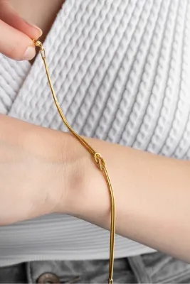 Silvano Jewelry 925 Ayar Gümüş Aşk Düğümü Bileklik
