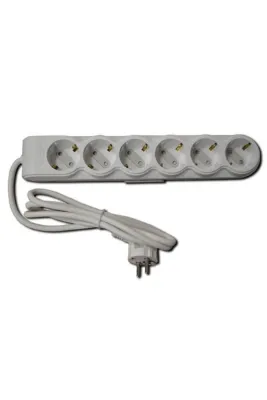 OVİVO 700-000300-316 Beyaz Altılı Çoc. Kor. Grup Piriz 3Mt