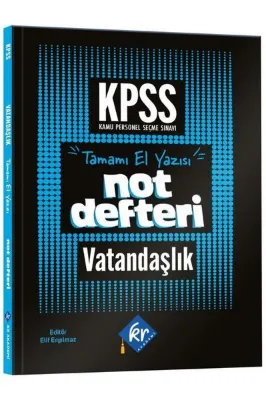 KPSS Vatandaşlık El Yazısı Konu Anlatım Defteri