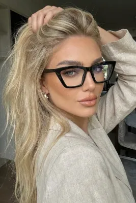 Eyesofia Gatto Cat Eye Kesim Popüler Mavı Işık Filtreli Kadın Blue Block Gözlüğü