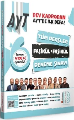 2024 AYT Tüm Dersler Fasikül Fasikül 6 Deneme Sınavı
