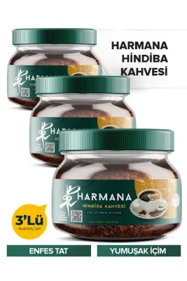 HARMANA 3 Adet Hindiba Kahvesi 3x 150 gr