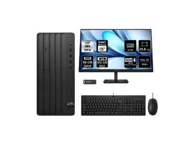 HP ProDesk 2 23.8" B70VQATPN617 PER4 Bellek Intel Core i5-14400 96 GB RAM 512 GB SSD FreeDOS Masaüstü Bilgisayar