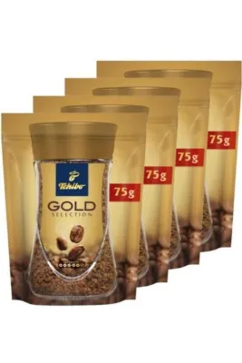 Tchibo Gold Selection Çözünebilir Kahve Ekonomik Paket 75 Gr. 4'lü Paket